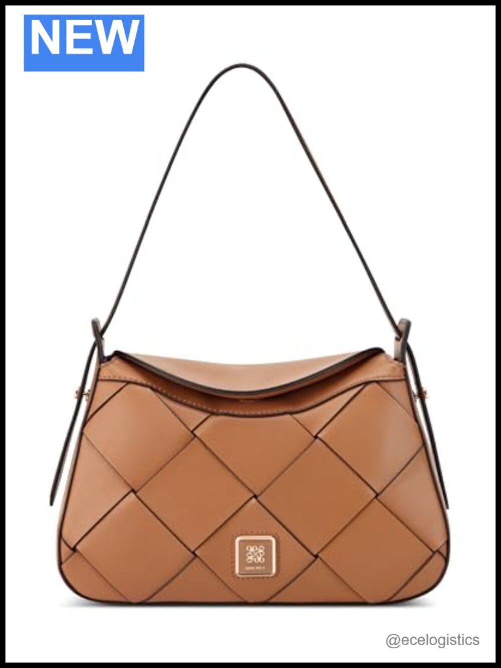 Faux Leather Convertible Satchel Shoulder Bag Adjustable Strap